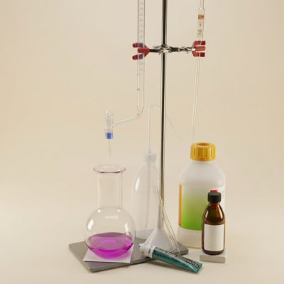 Essigsäureanalyse-Set zur Titration