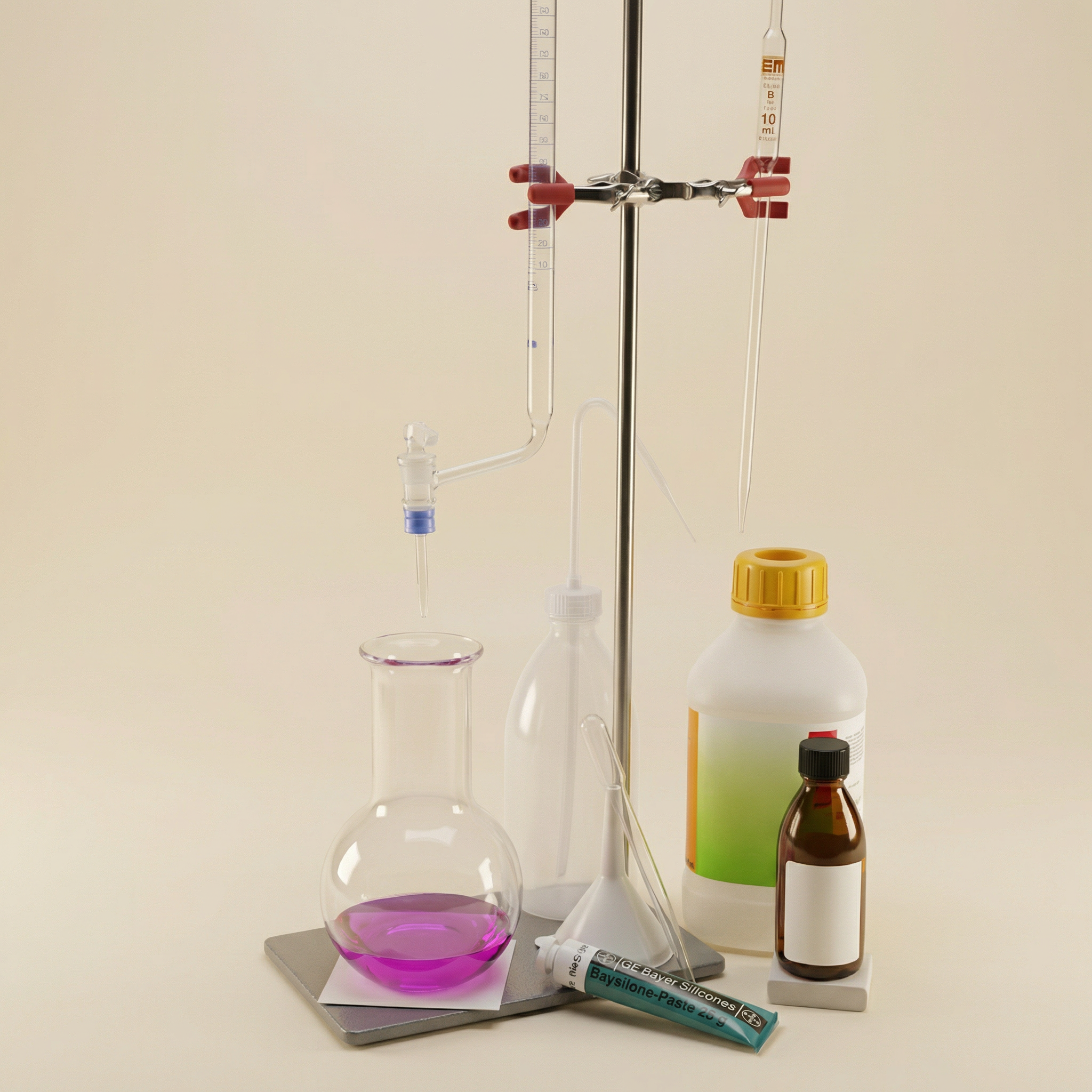 Essigsäureanalyseset Essigsäureanalyse-Set zur Titration
