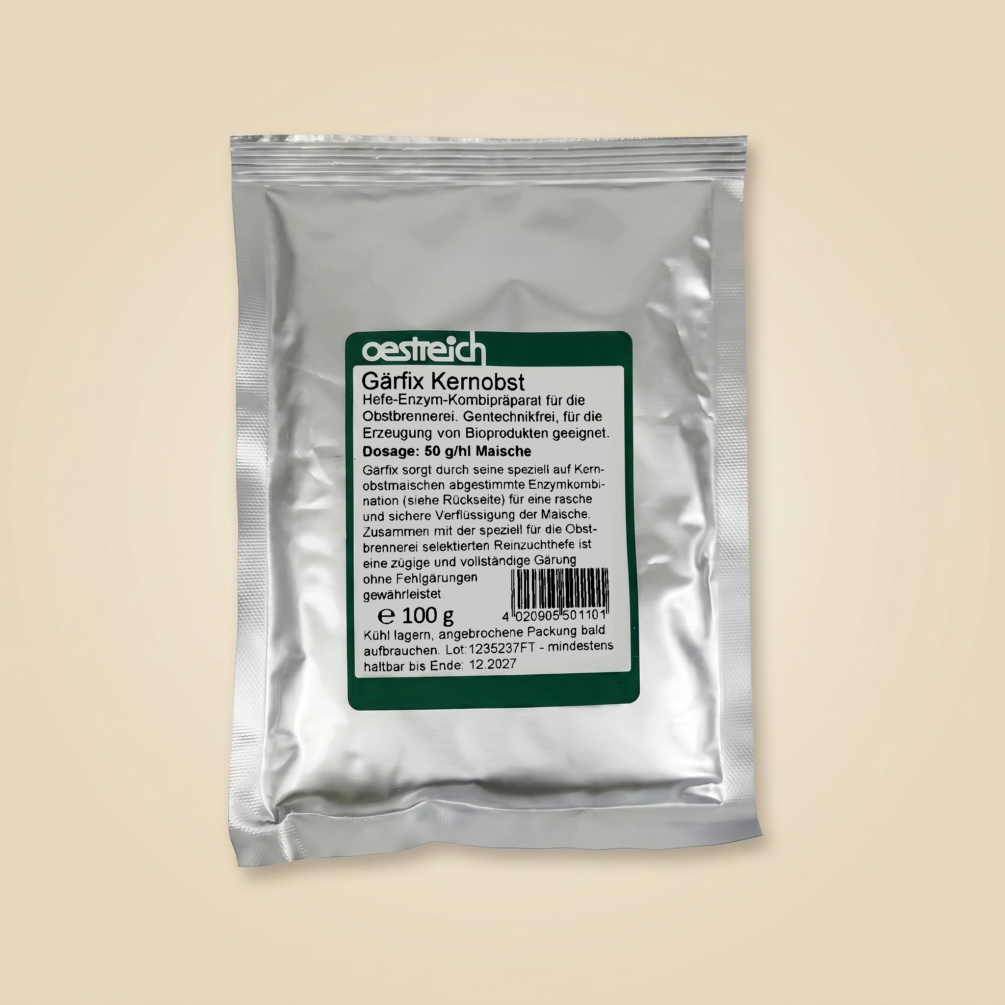 Gärfix Kernobst 100 g für Kernobstmaischen