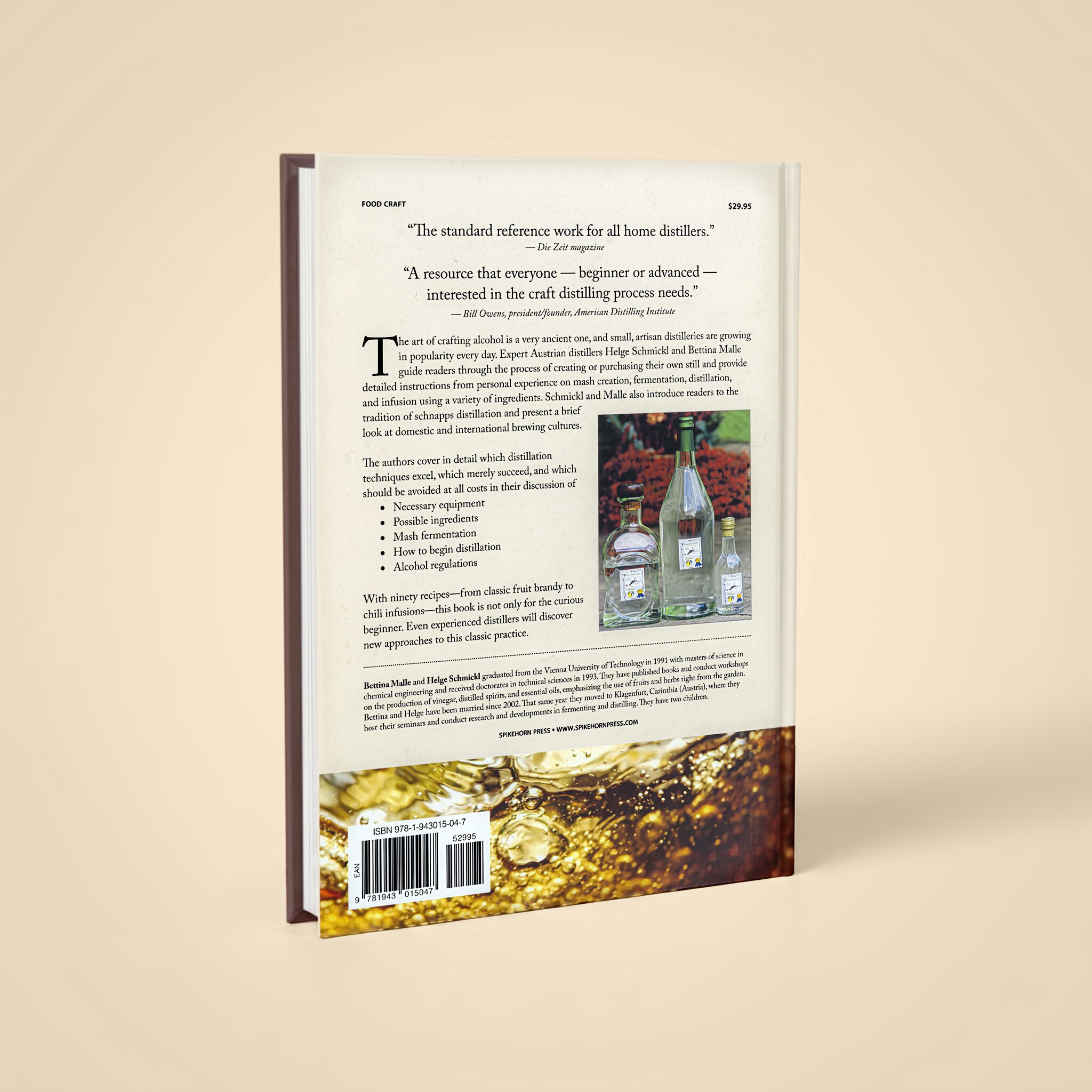 Buch Crafting Distilled Spirits backcover