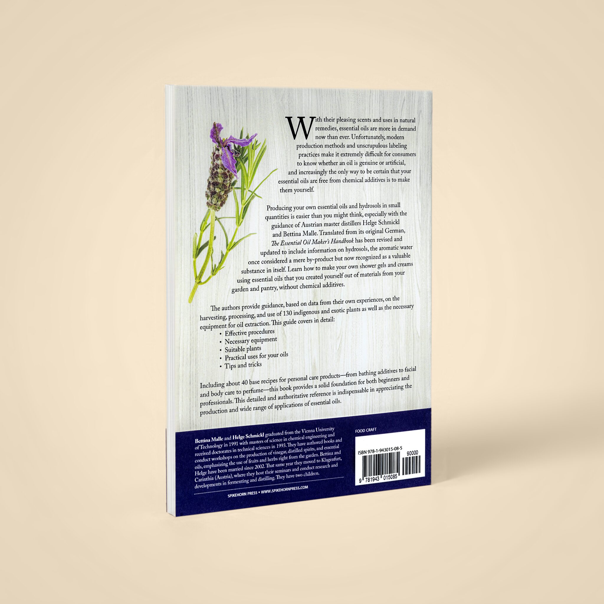 Buch Essential Oil Makers Handbook backcover soft Buch Essential Oil Makers Handbook backcover soft