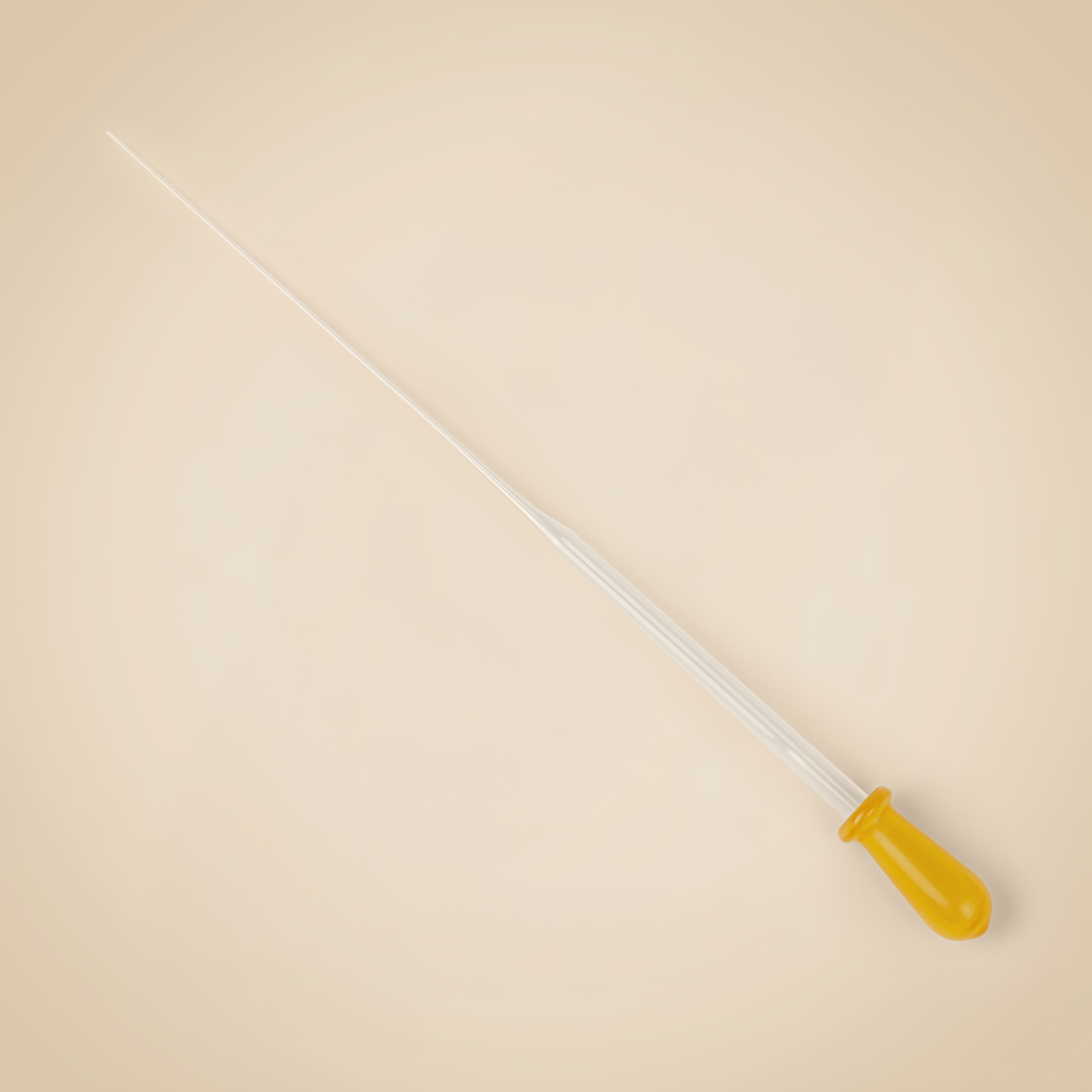 Pasteurpipette aus Glas mit Sauger